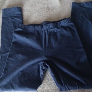 Blue Leggings With Glitter